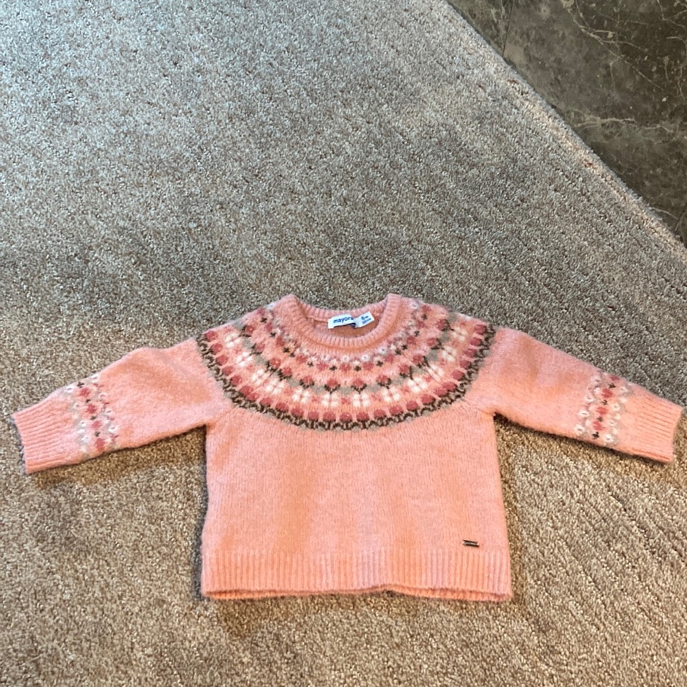 BLUSH JERSEY JACQUARD ECOFRIENDS SWEATER